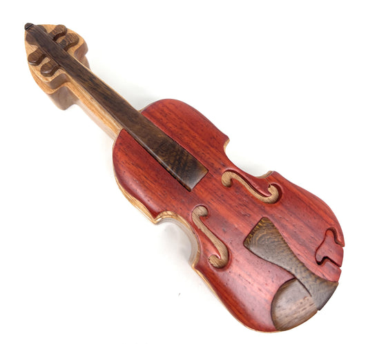 The Handcrafted Violin - Secret Wooden Puzzle Box