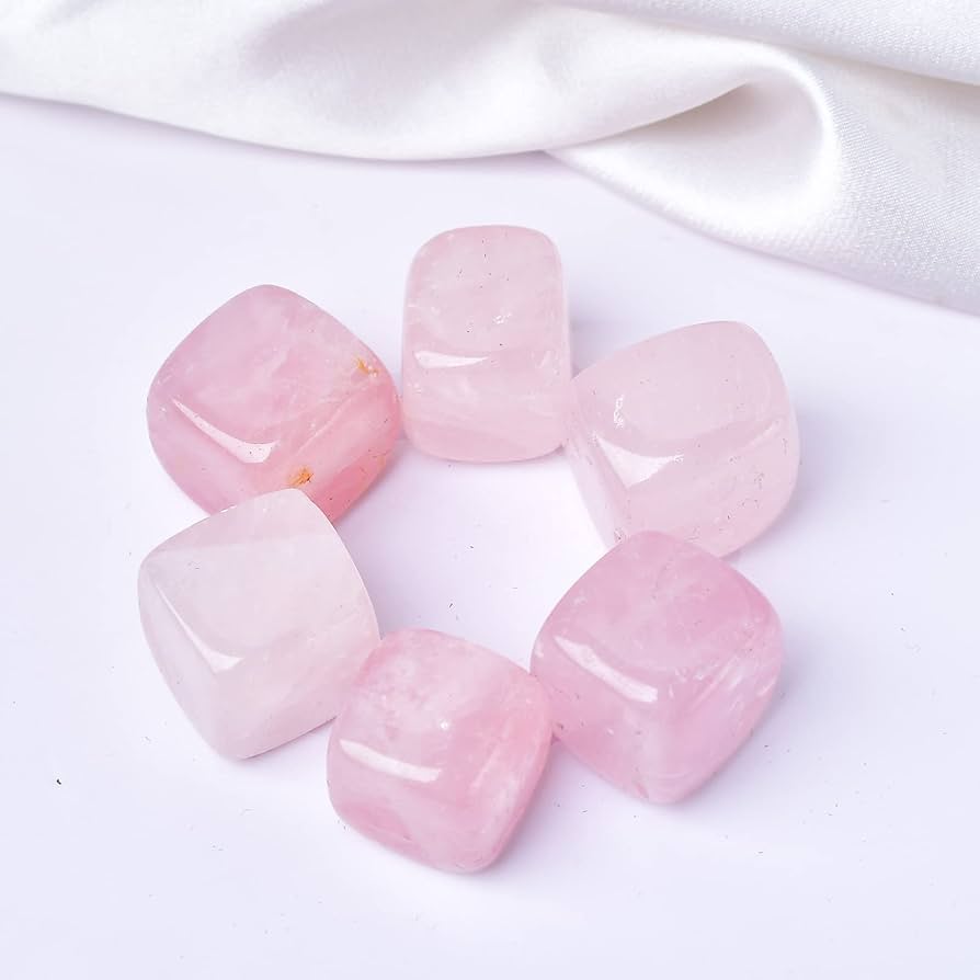 Rose Crystal Whiskey Chilling Stones – Gift‑Boxed Set of 8 with Storage Pouch