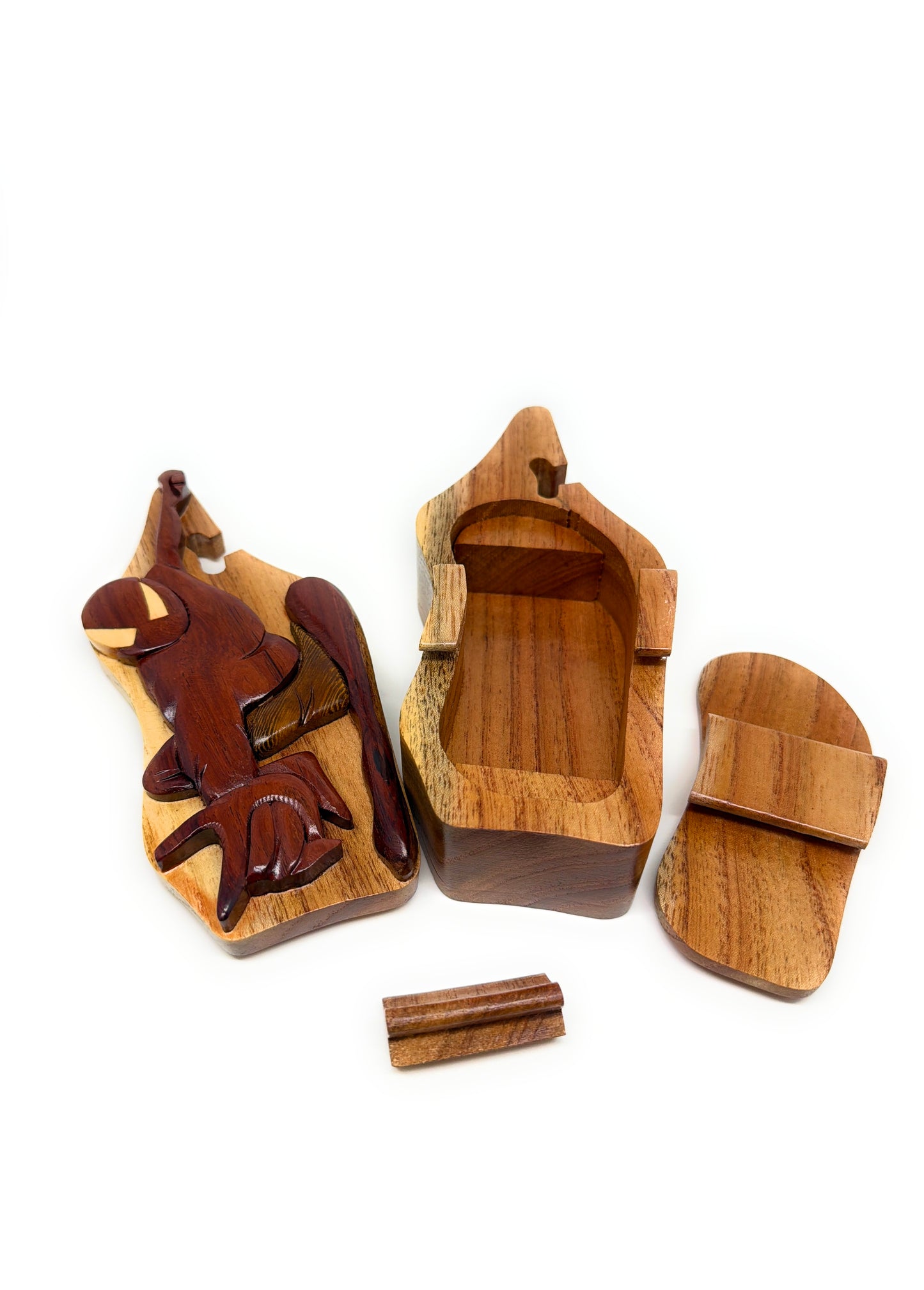 Spider-man Handcrafted Intarsia Wood Puzzle Box - Secret Compartment Keepsake,– Unique Gift, Jewelry Storage, Home Decor