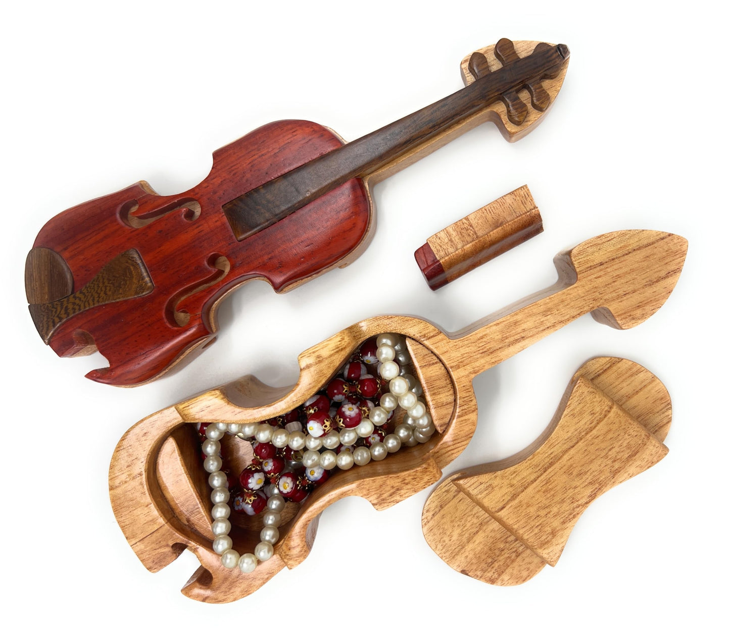 The Handcrafted Violin - Secret Wooden Puzzle Box